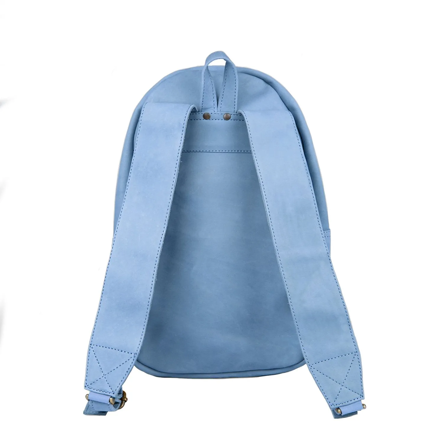 The Classic Backpack - Blue Suede