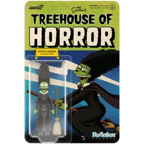 THE SIMPSONS REACTION WAVE 4  (TREEHOUSE OF HORROR V2) -  WITCH MARGE SIMPSON ACTION FIGURE