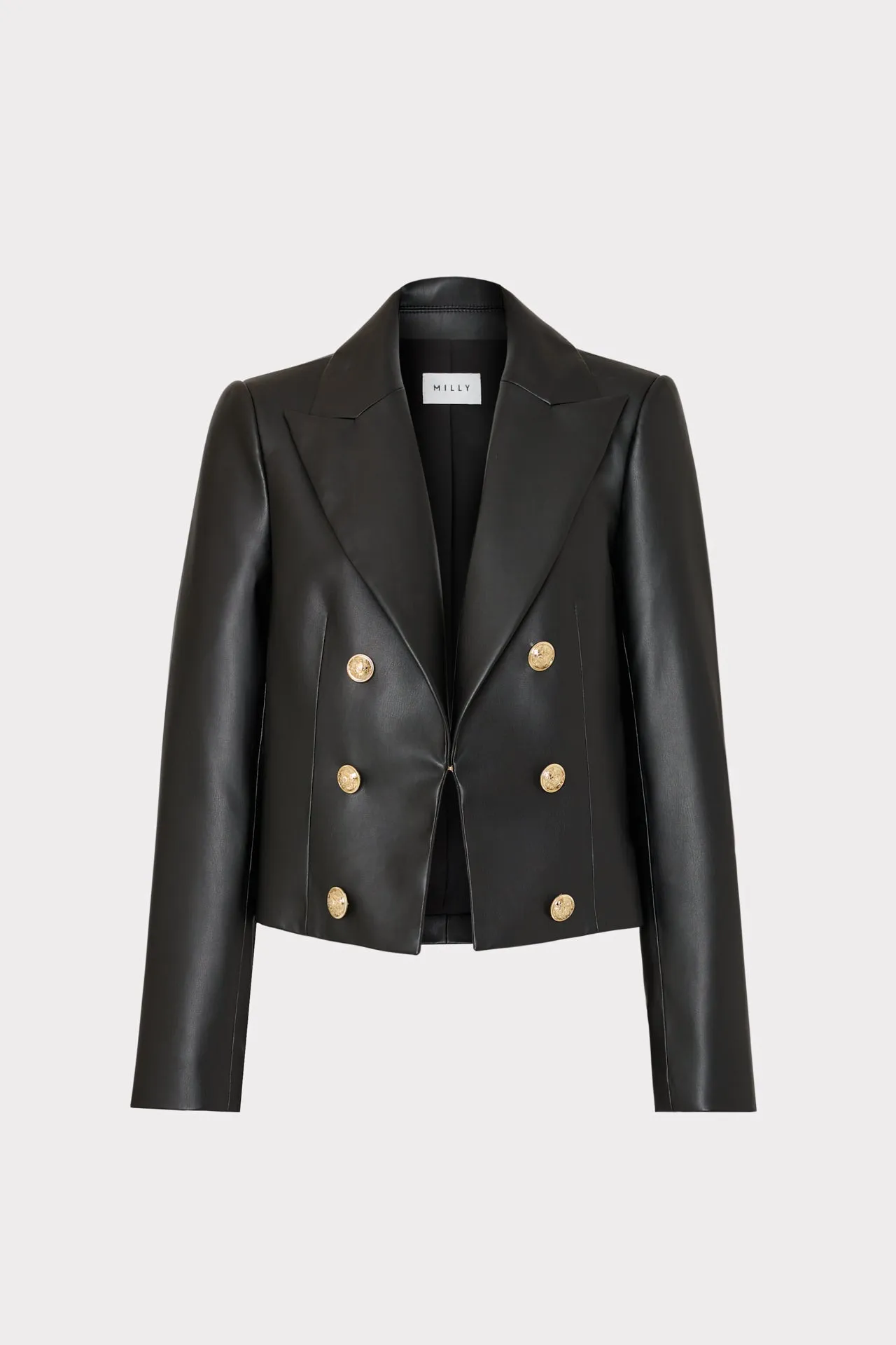 Thompson Vegan Leather Blazer