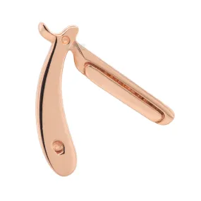 threadless: Straight Razor End in Gold