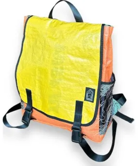 Torrain Recycled Bags Women's Yellow / Orange Sunshine Tangerine Cascade Backpack