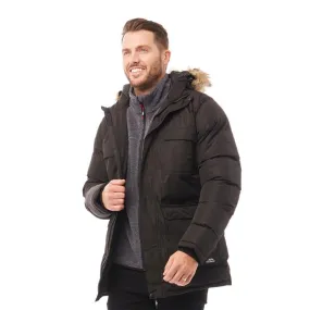 Trespass Mens Baldwin Insulated Waterproof Parka Black