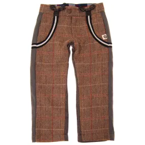 Tweed-Herringbone Suspender Baby Pants by: Mini Shatsu