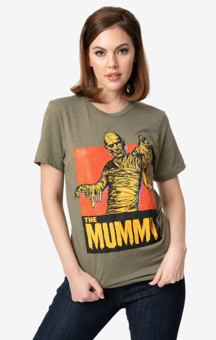 Universal Monsters x Unique Vintage Hunter Green The Mummy Unisex Tee (XS, XL and XXL ONLY)