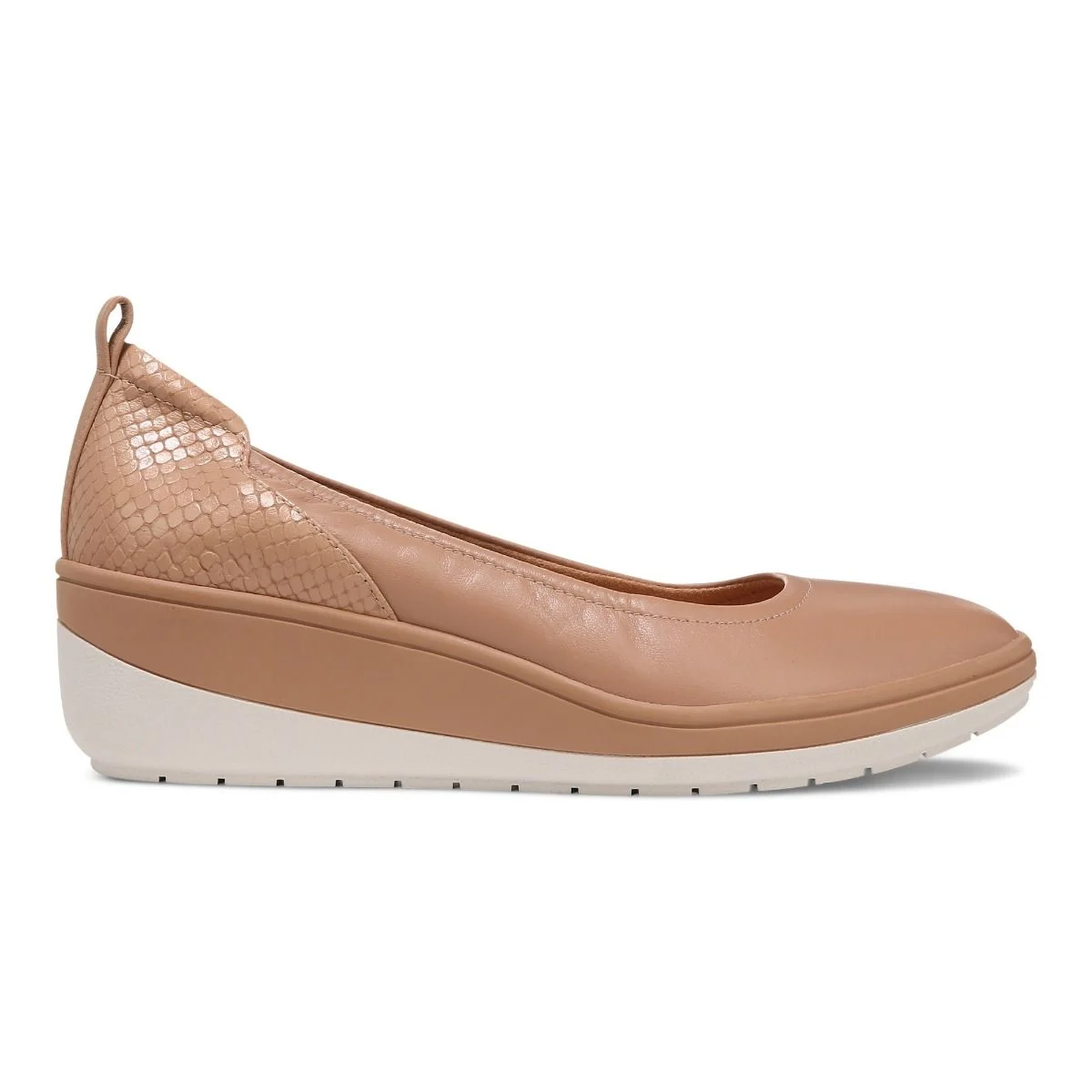 Vionic Women’s Jacey Wedge Slip On Shoes-Macaroon