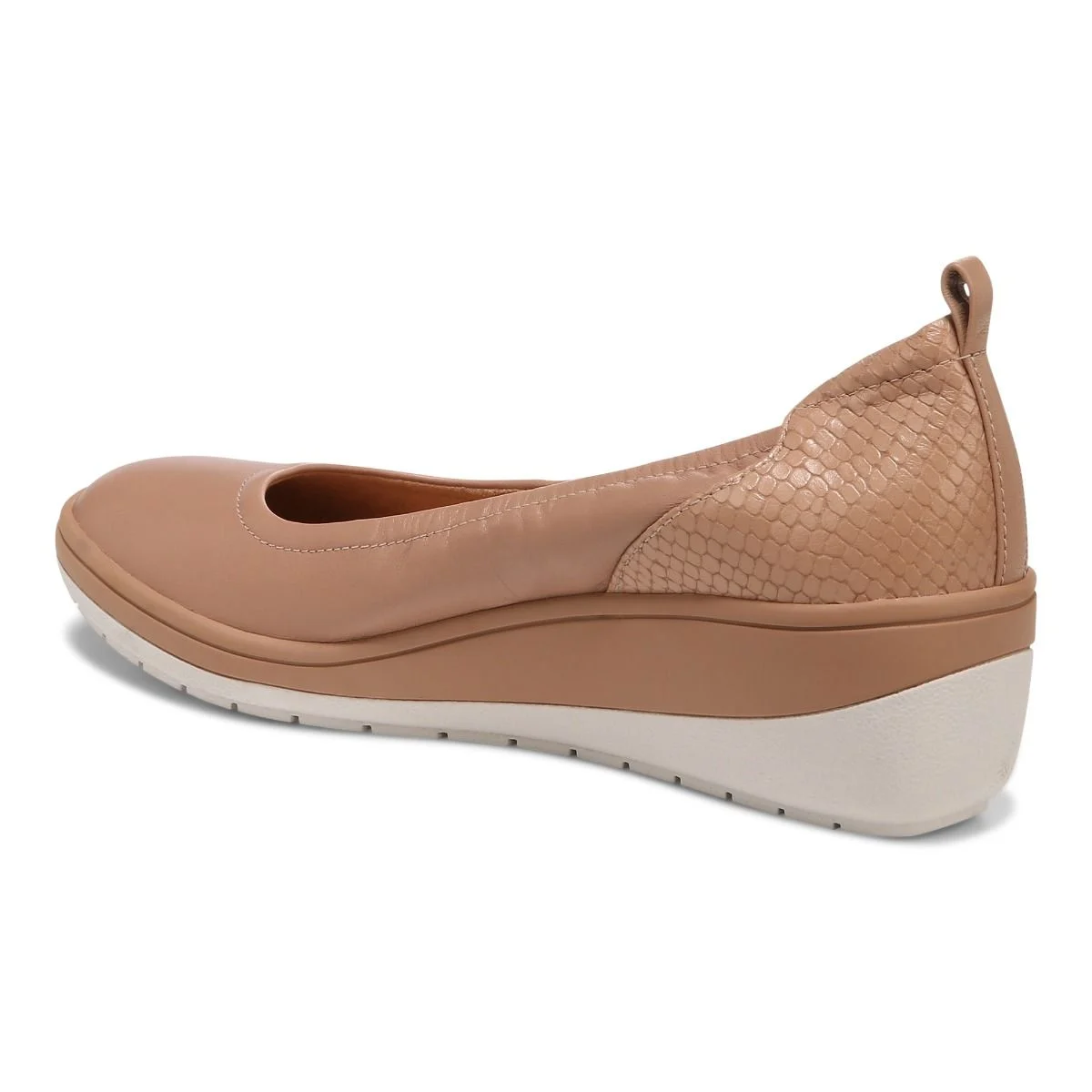 Vionic Women’s Jacey Wedge Slip On Shoes-Macaroon