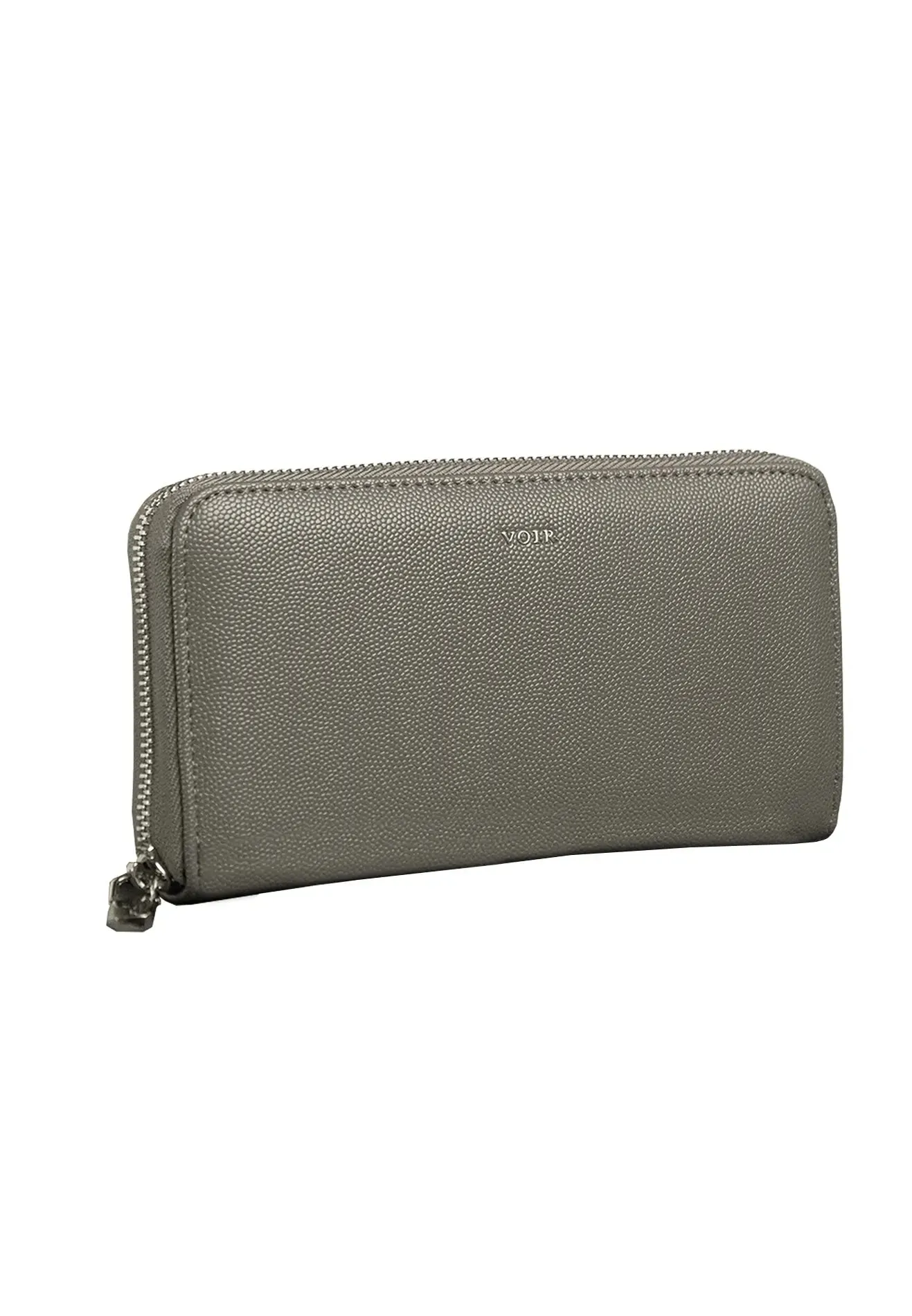 VOIR Classic Logo Zip-Around Long Wallet