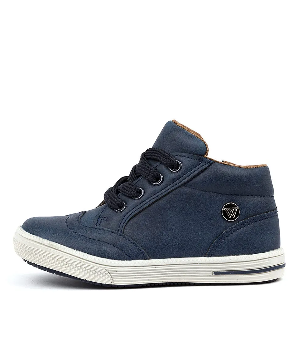 WALNUT Storm Sneaker Tot Navy