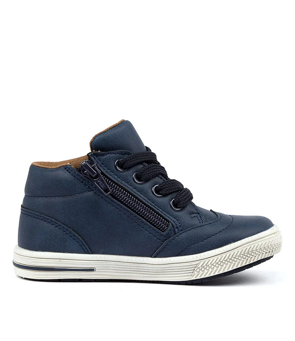 WALNUT Storm Sneaker Tot Navy