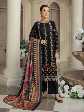 Waresha Kumash Luxury Embroidered Staple Unstitched 3Pc Suit D-14