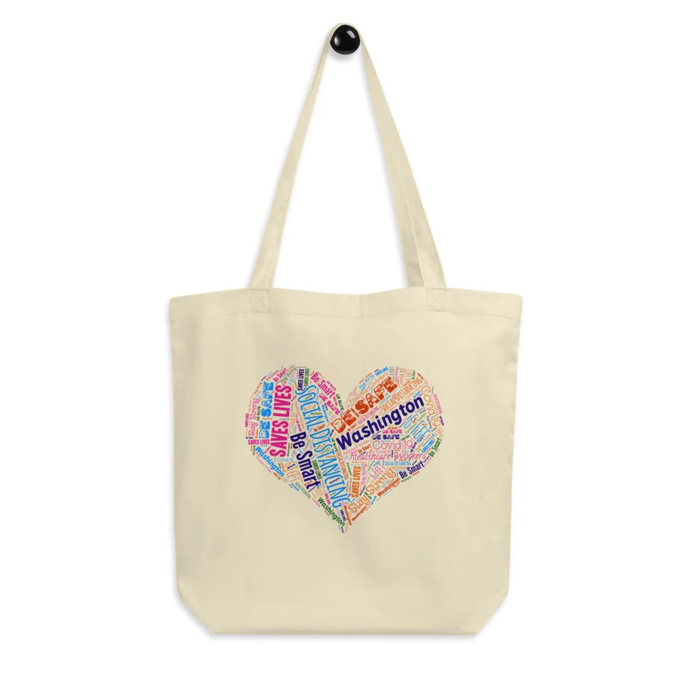 Washington - Social Distancing Tote Bag - Eco Friendly