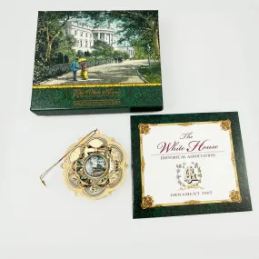 White House Christmas Ornament 2005