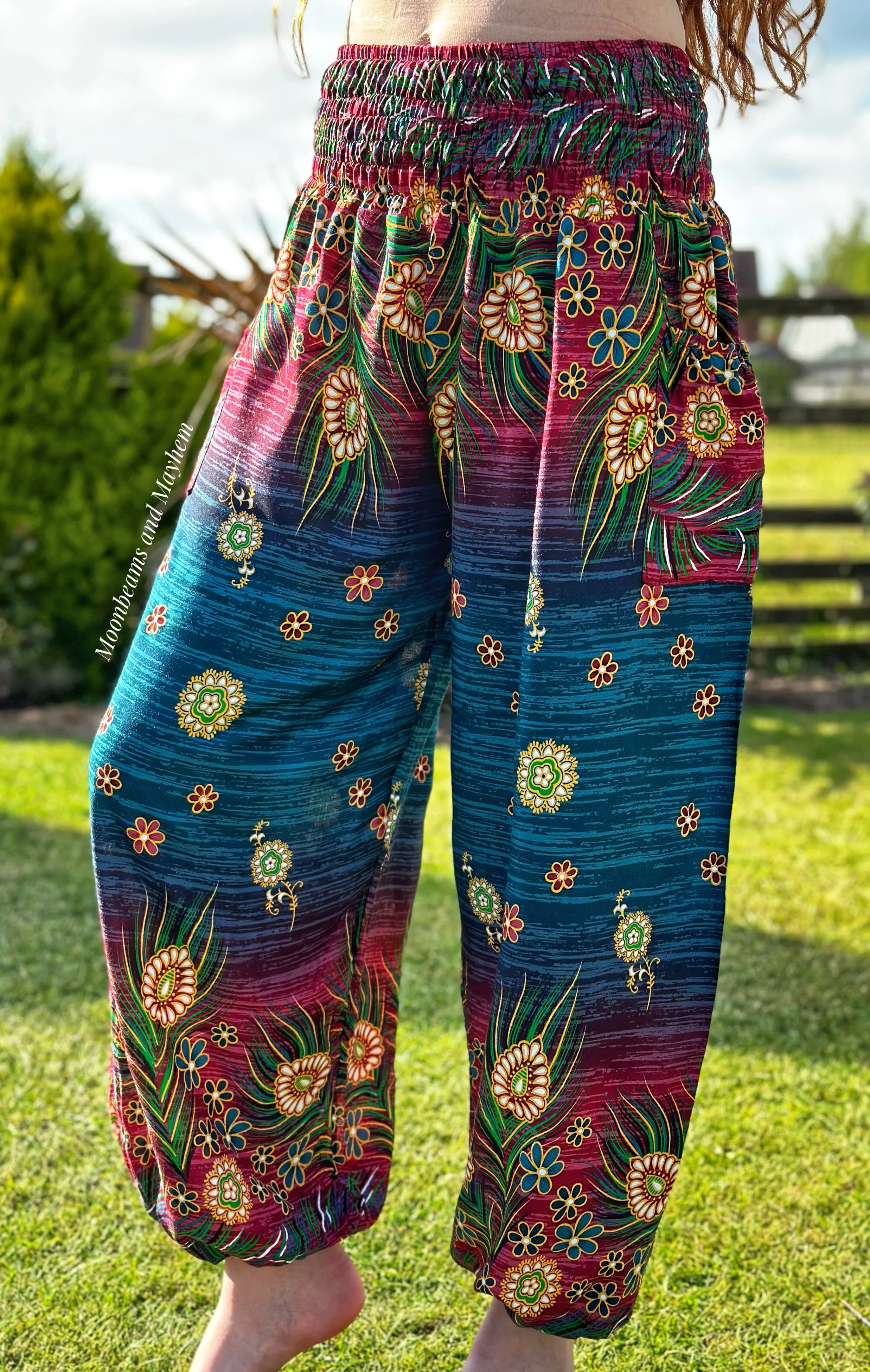 WILD MEADOW HAREM TROUSERS - SIZE 10-18 (FR78)