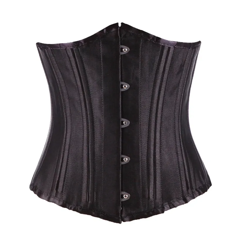 XXS-6XL Women Sexy Underbust Corsets Gothic Bustier Top Steel Boned Waist Trainer Corset Body Shaper Plus Size Corpete Corselet