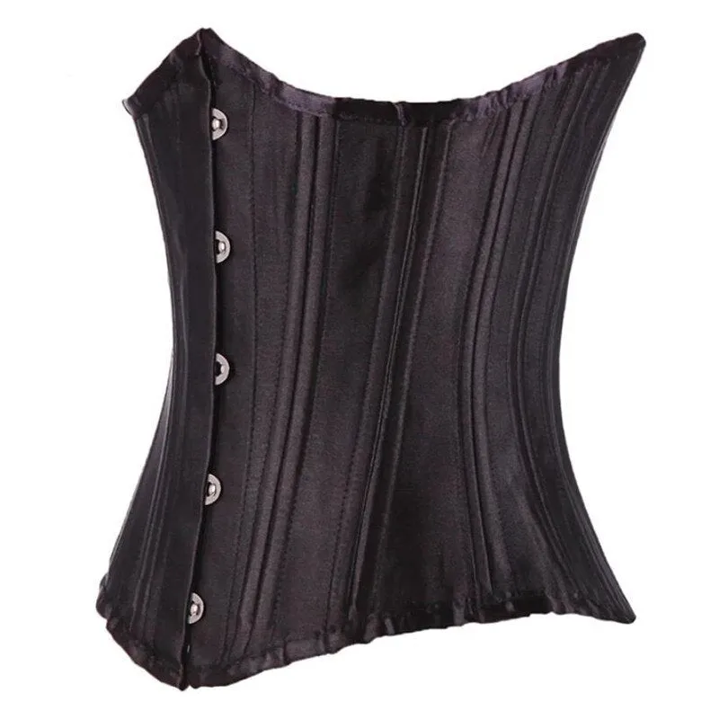 XXS-6XL Women Sexy Underbust Corsets Gothic Bustier Top Steel Boned Waist Trainer Corset Body Shaper Plus Size Corpete Corselet